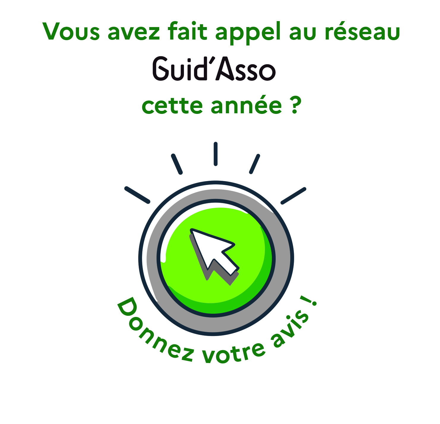Lien vers le questionnaire aux associations ayant bénéficié de Guid'asso